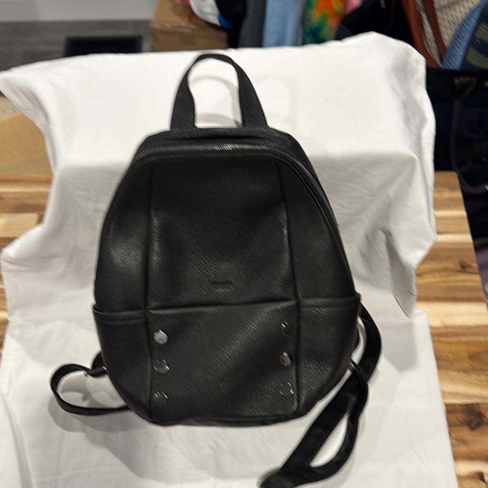 Hammitt Black Leather Backpack